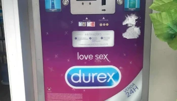 Máquina Vending de Preservativos Durex - 8200-109 Albufeira