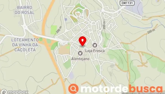 Drogaria Central -    Eurico Manuel Guerreiro Da Palma Mapa - Ourique