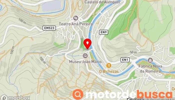mapa de Drogaria Gonzaga - Luis Gonzaga Guedes Valente Drogaria em Alenquer