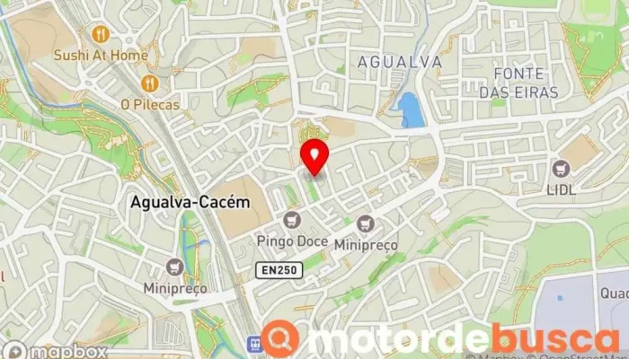 mapa de eBarato Drogaria, Jardim, Loja de utensílios de cozinha, Perfumaria em Agualva-Cacém