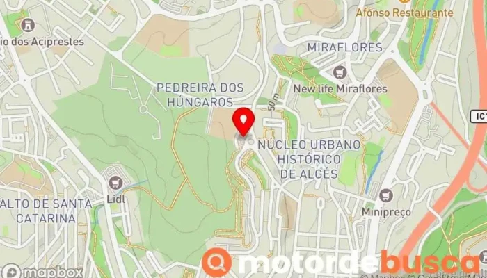 mapa de Farmácia Alto de Algés Farmácia em Algés