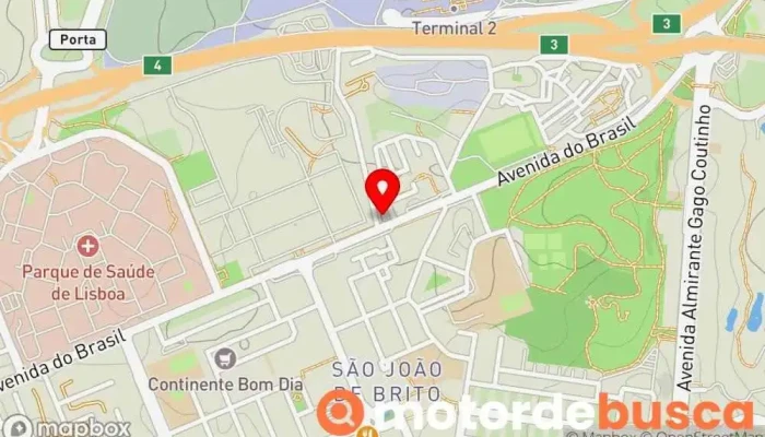 mapa de Farmácia Avenida do Brasil Farmácia em Lisboa