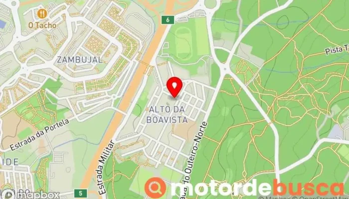 mapa de Farmácia Boavista Farmácia em Lisboa