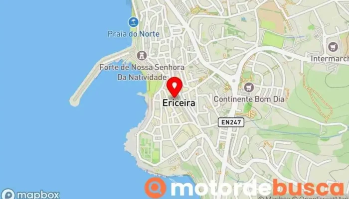mapa de Farmácia Caré Farmácia em Ericeira