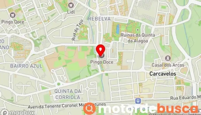 mapa de Farmácia de Carcavelos Farmácia em Carcavelos