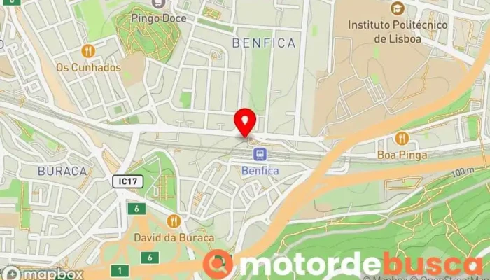 mapa de Farmácia Labor Farmácia em Lisboa