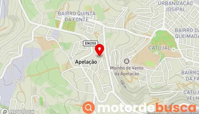 mapa de Farmácia Mendonça Farmácia em Apelação