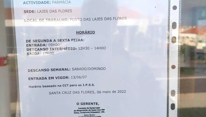 Farmacia Misericordia Posto Lajes Farmacia - Lajes Das Flores