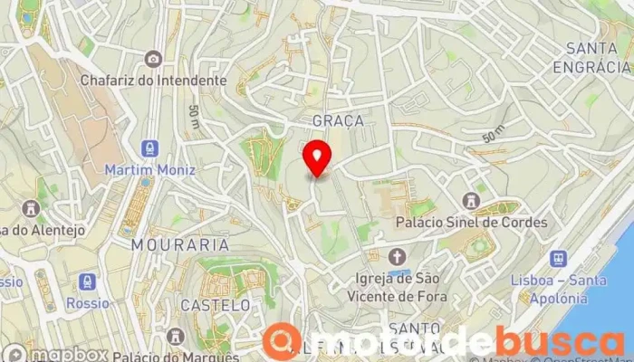 mapa de Farmácia Morão Farmácia em Lisboa