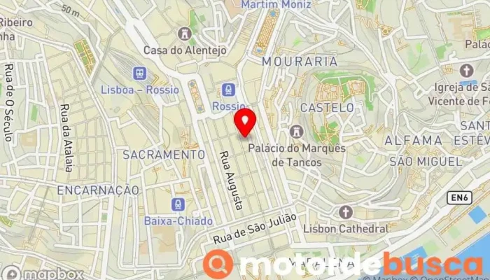 mapa de Farmácia Normal Farmácia em Lisboa