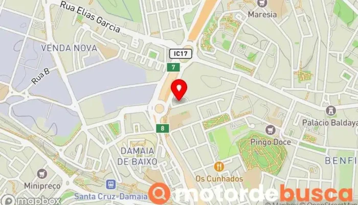 mapa de Farmácia Progresso Benfica (Farmácias Progresso) Farmácia em Lisboa