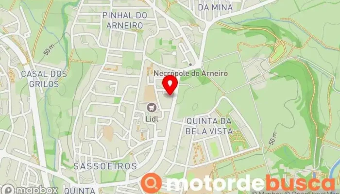 mapa de Farmácia Ribeiro de Sassoeiros Farmácia em Carcavelos