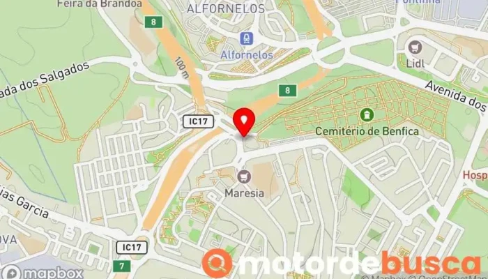mapa de Farmácia Simões Farmácia em Lisboa