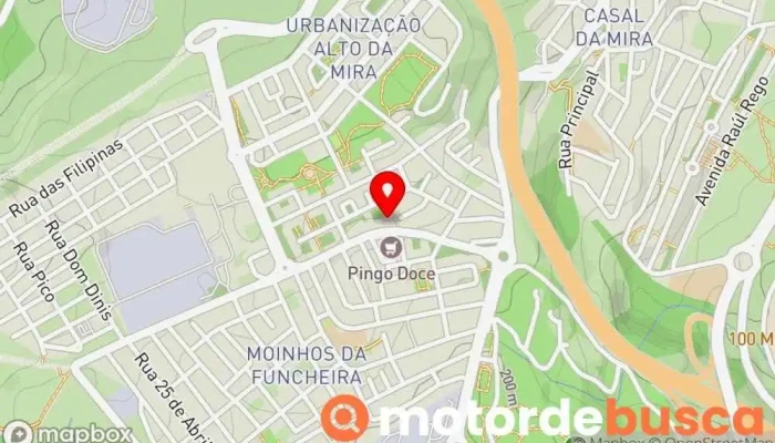 mapa de Farmacia Soares Correia Farmácia, Nutricionista, Optometrista, Osteopata, Podólogo em Amadora