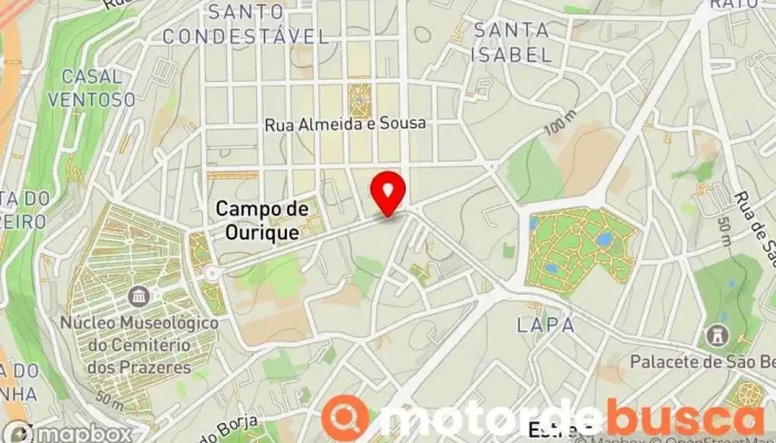 mapa de Farmácia União Farmácia em Lisboa