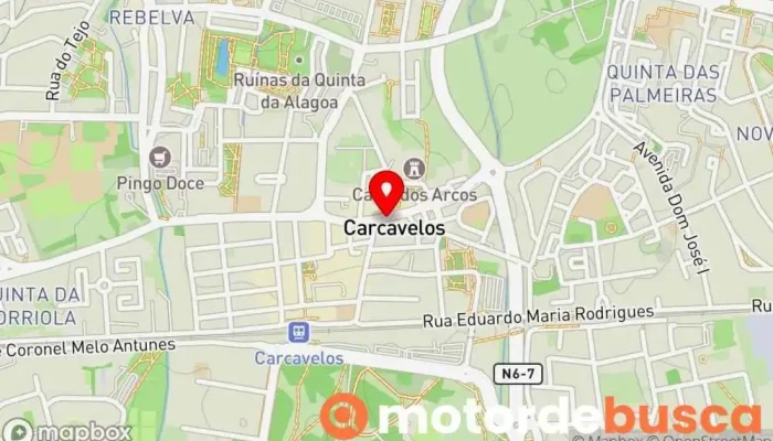 mapa de Farmácia Vilar Farmácia em Carcavelos