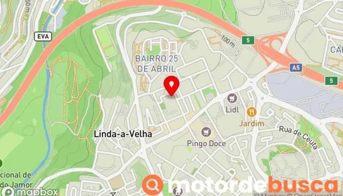 mapa de Francisco Patrício, Unipessoal, Lda. Farmácia em Linda-a-Velha