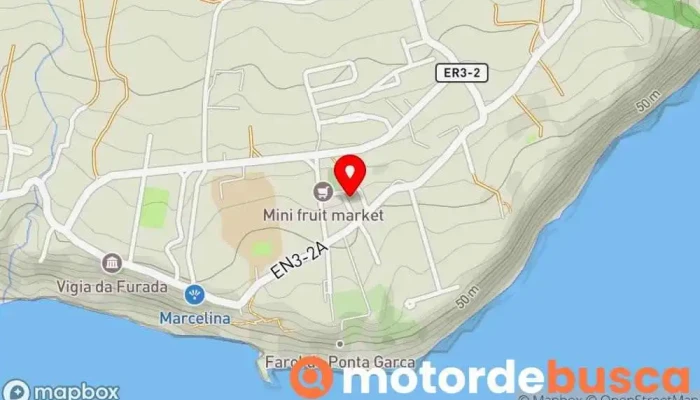 Ponta Garca Mapa - Ponta Garça