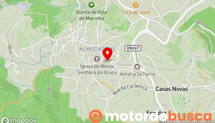 Posto Farmaceutico Movel De Almocageme Da Farmacia Caparide Mapa - Colares