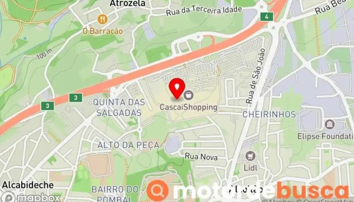 mapa de Primor Perfumaria, Loja de produtos para barbeiro, Loja de produtos de beleza, Loja de cosmético, Drogaria, Centro de saúde e beleza em Alcabideche