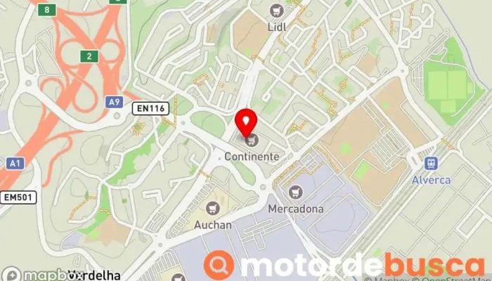 Wells Mapa - Alverca Do Ribatejo